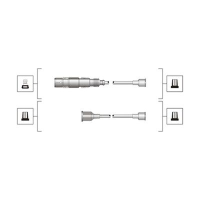 MAGNETI MARELLI Sytytysjohtosarja 941319170036